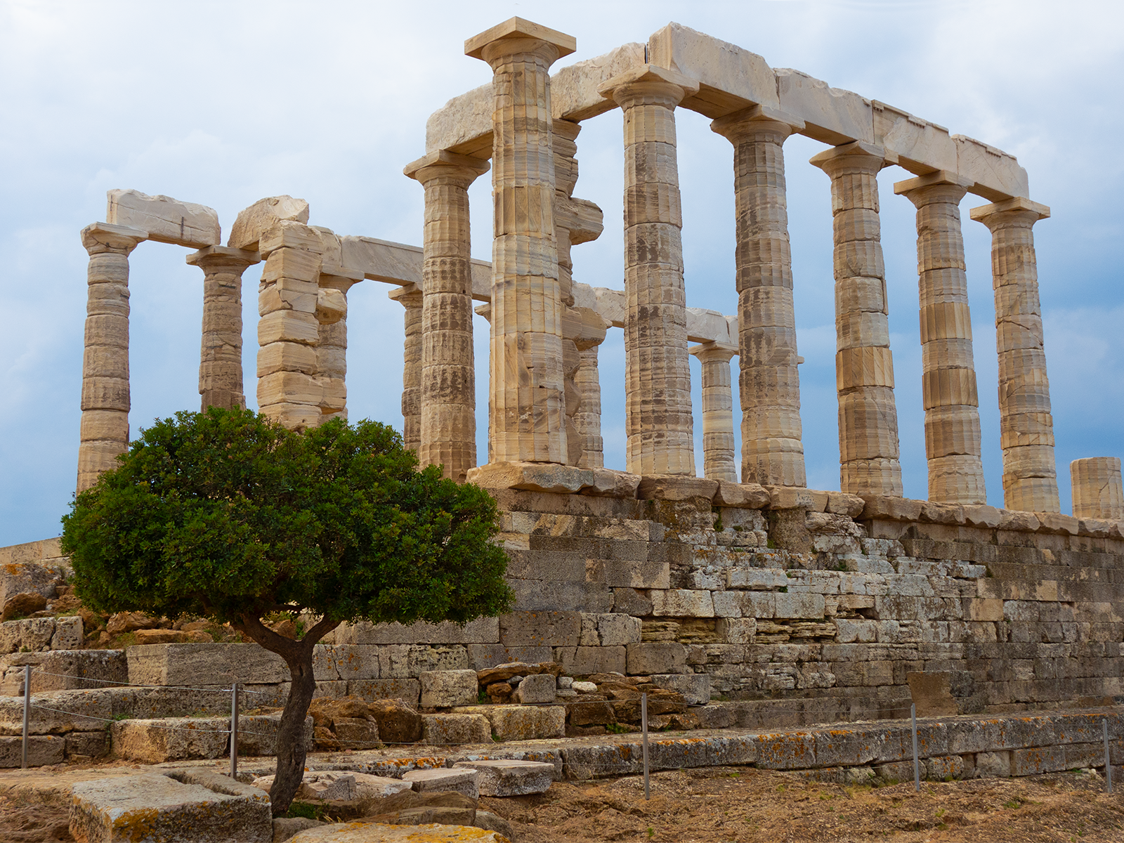 The temple of Poseidan